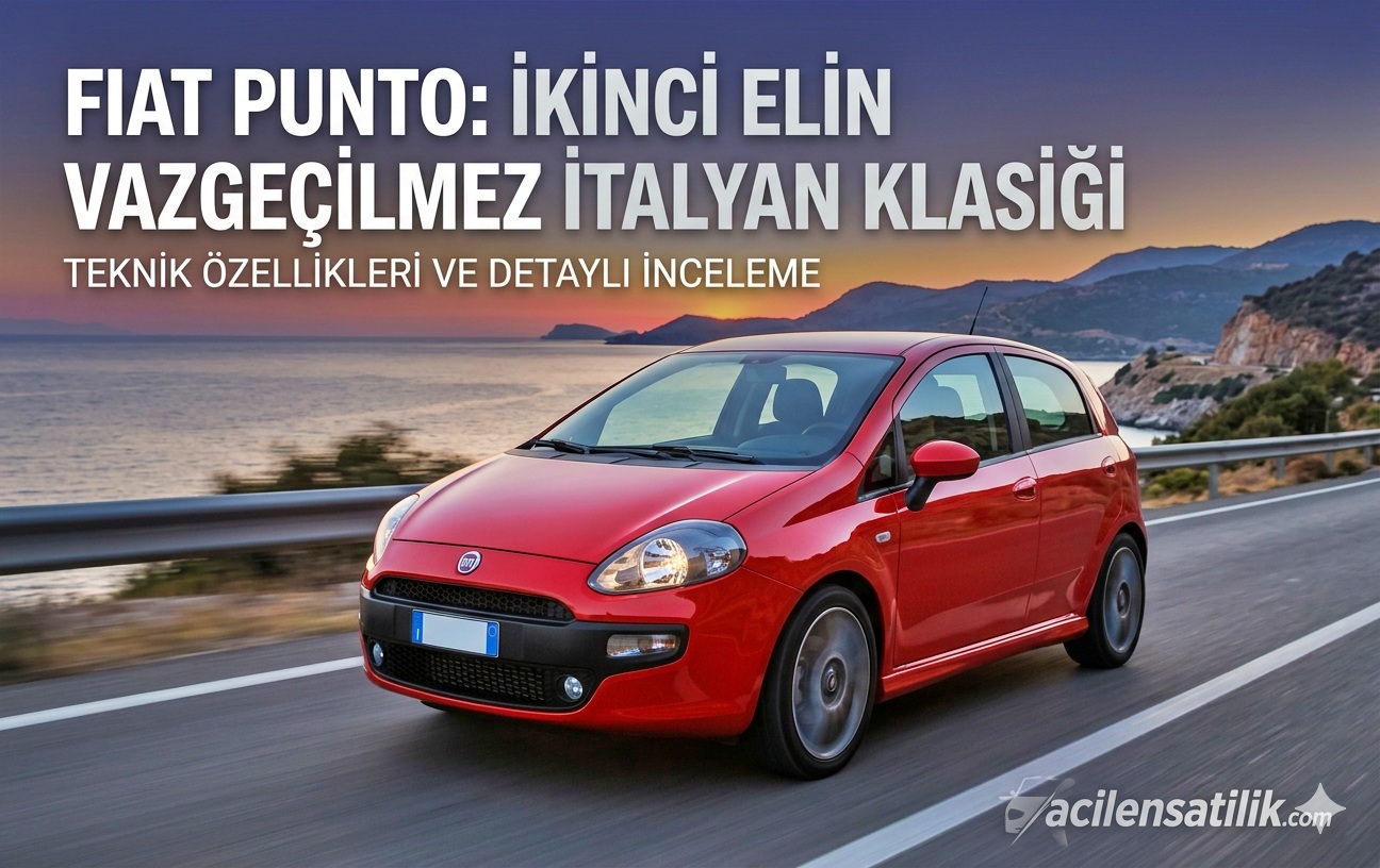Ekonomik ve Şehirli: Fiat Punto Hakkında Bilmeniz Gereken Her Şey