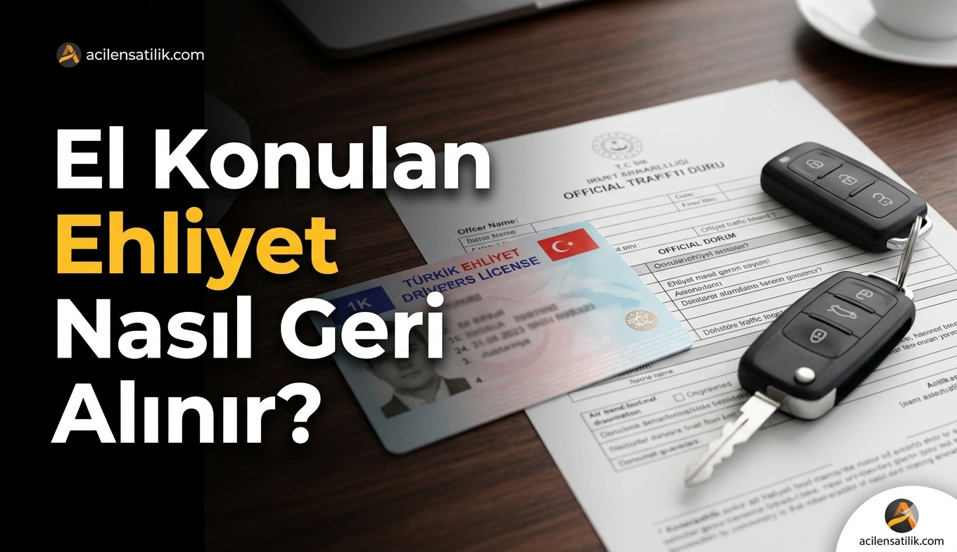 El Konulan Ehliyet Nasıl Geri Alınır? 2026 Güncel İade Rehberi