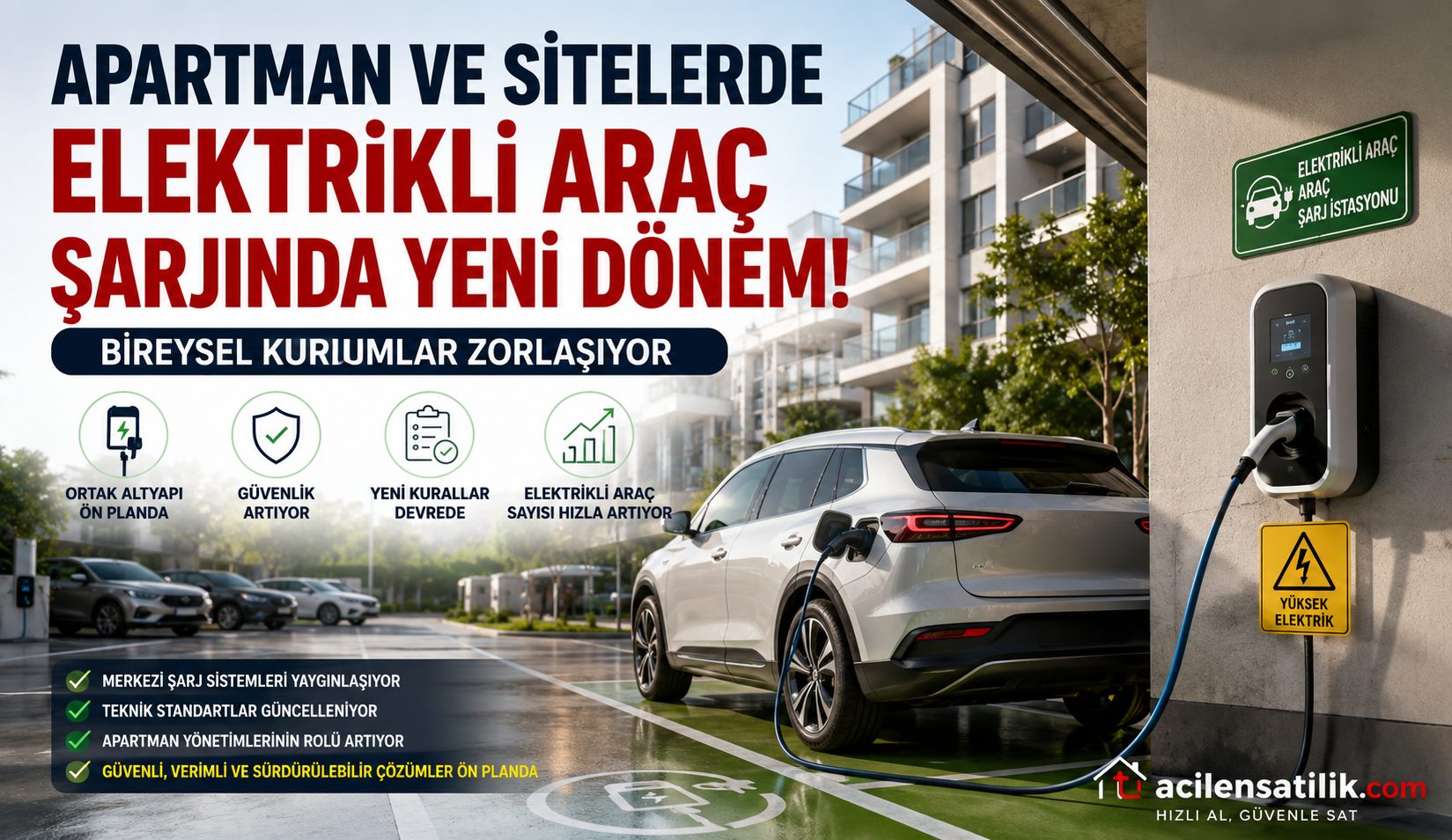 Elektrikli Araç Şarjında Ortak Alan Dönemi! Bireysel Kurulumlara Yeni Şartlar