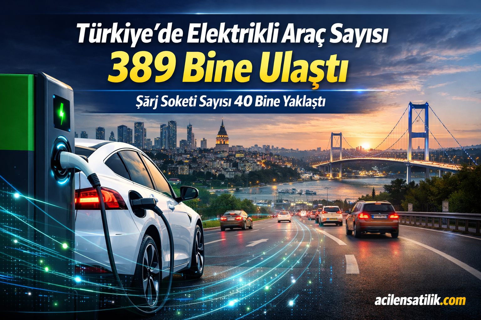 Elektrikli Araçta Rekor Artış Türkiye’de Şarj Soketi Sayısı 40 Bine Yaklaştı