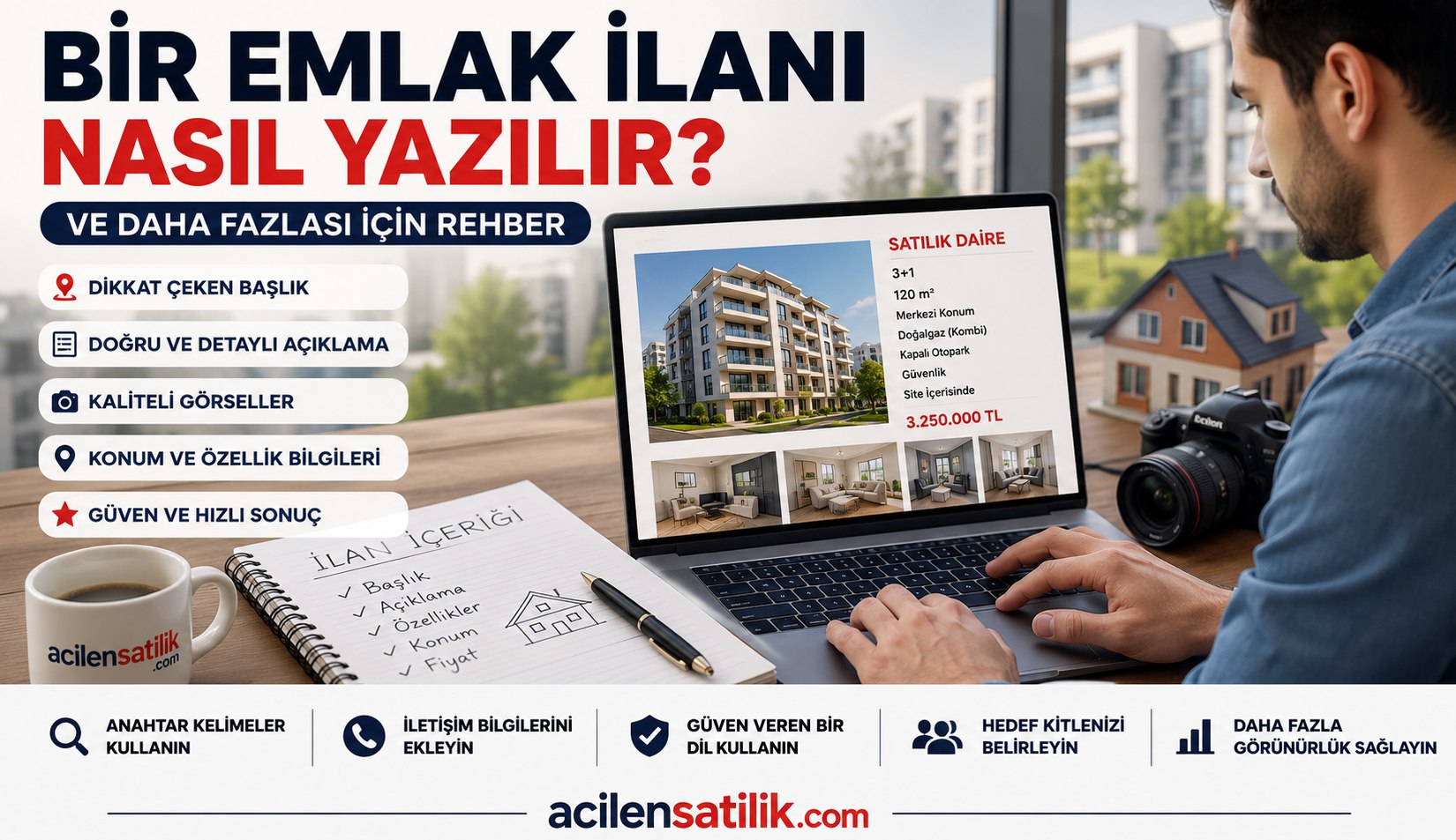 Emlak İlanlarında Başarı Rehberi: Dikkat Çeken İlan Nasıl Hazırlanır?