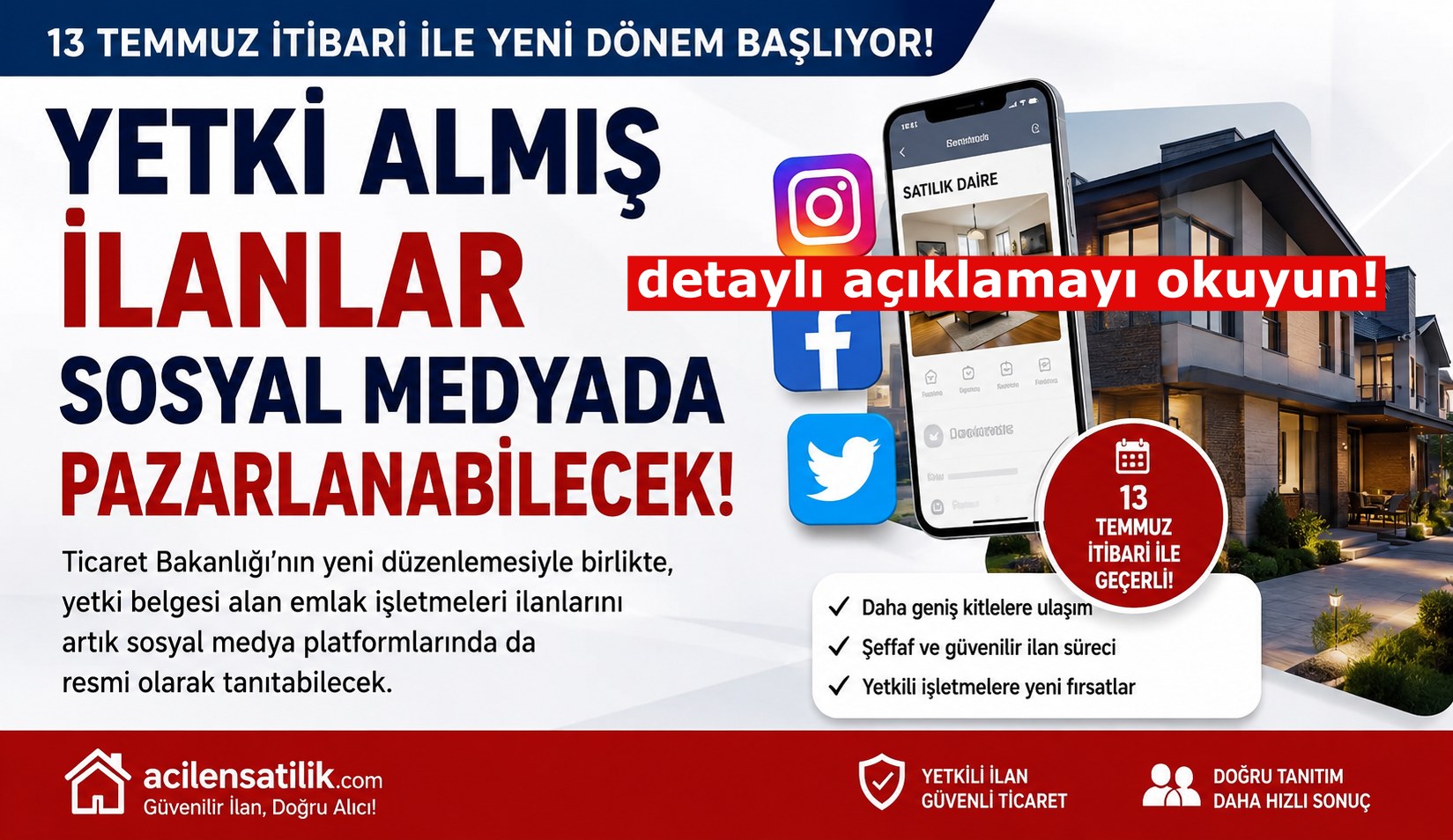 Emlak İlanlarında Sosyal Medya Dönemi İçin Geri Sayım: Düzenleme Hangi Aşamada?