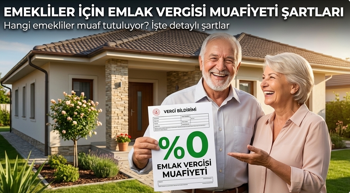 Emlak Vergisinden Muaf Olan Emekliler İçin Kritik Kurallar