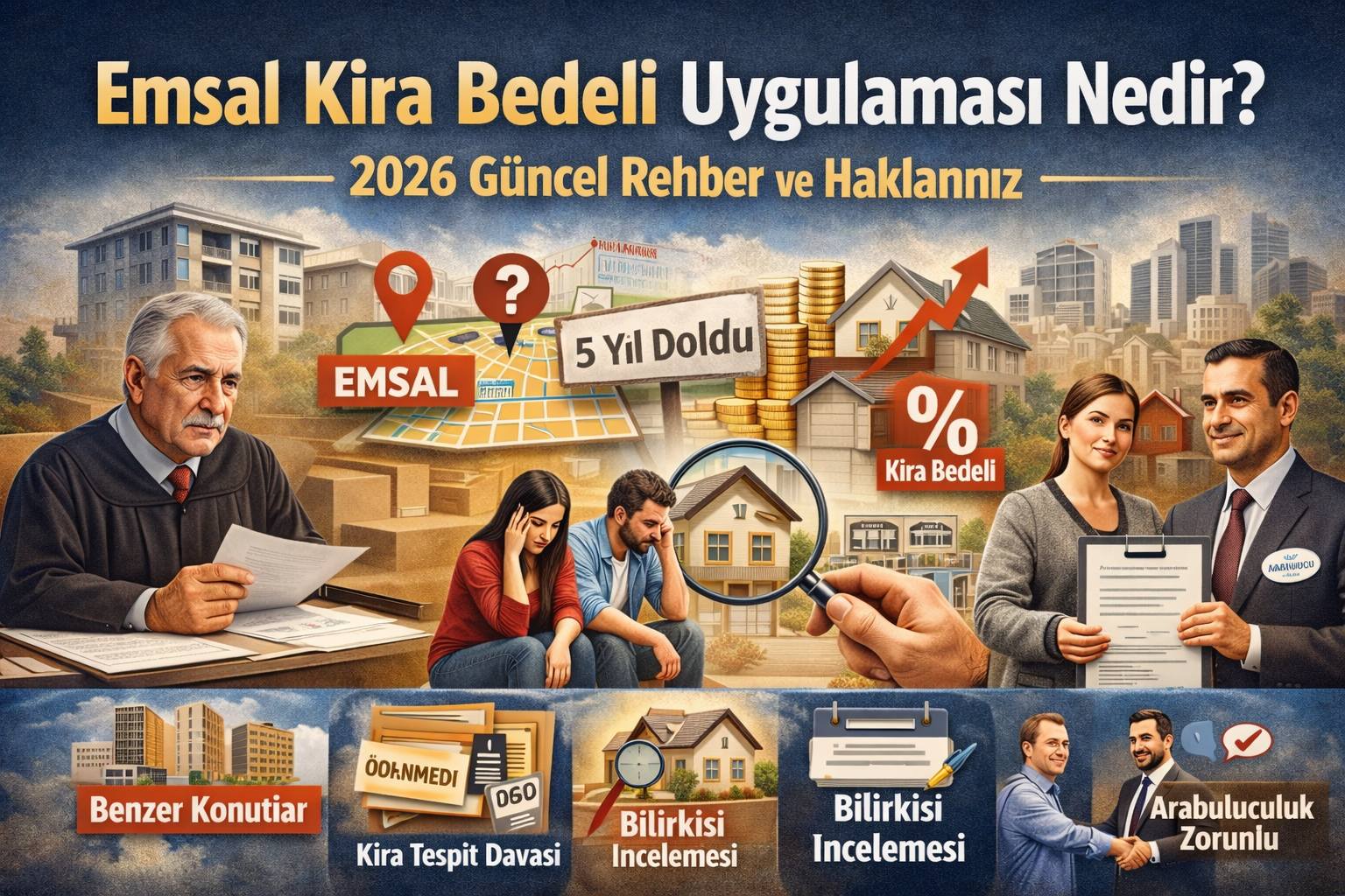Emsal Kira Bedeli Uygulaması Nedir 2026 Güncel Rehber ve Haklarınız