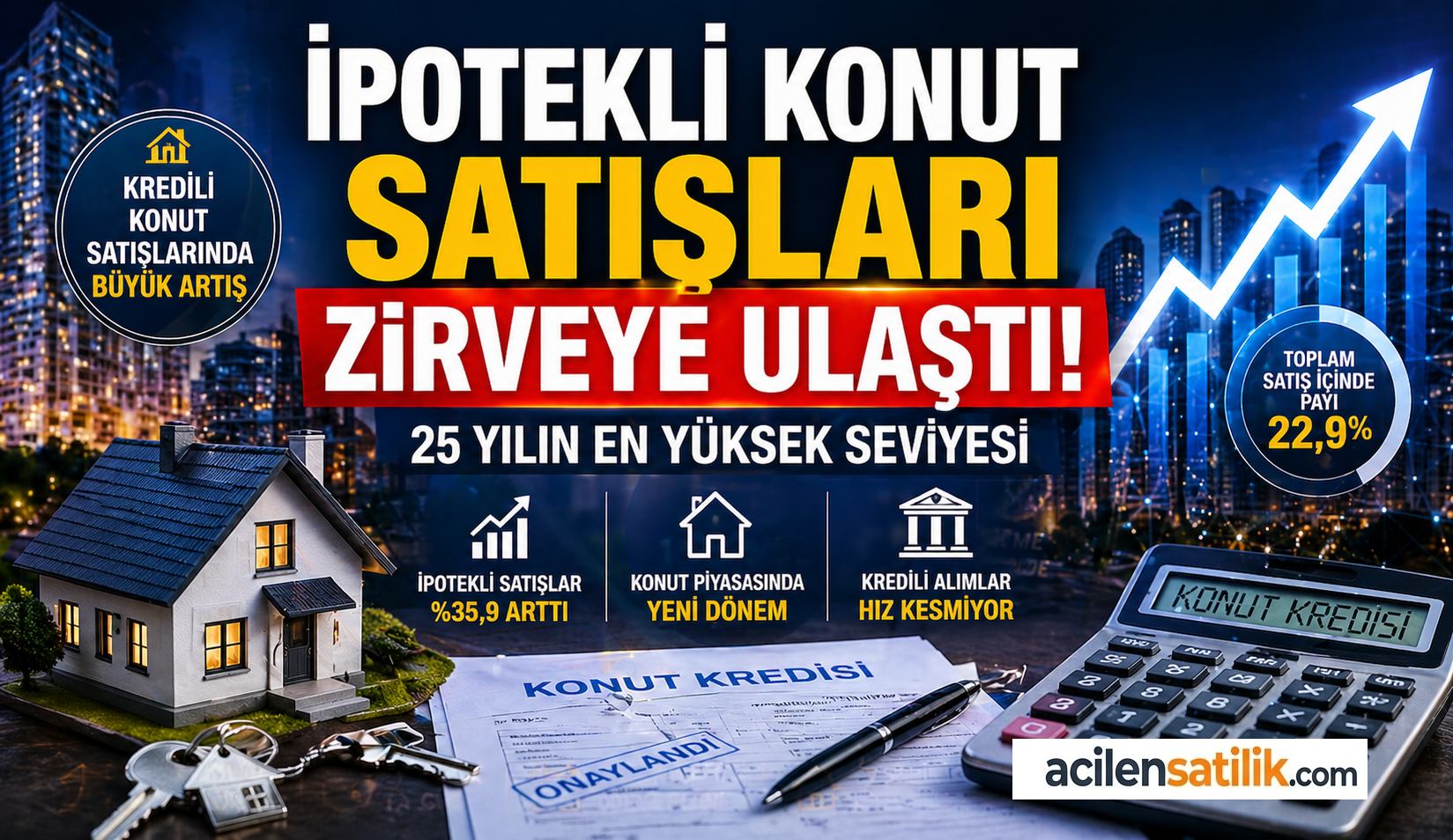 Ev Alımında Kredi Dönemi Geri Döndü İpotekli Satışlar Tırmanışta