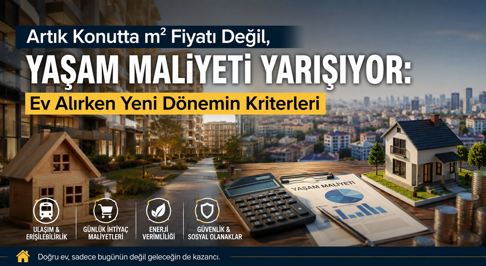 Ev Alırken Hesap Değişiyor: Metrekare Fiyatı Yerine Yaşam Maliyeti Öne Çıkıyor