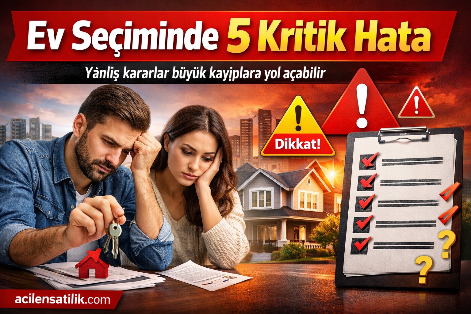 Ev Seçiminde Dikkat Edilmesi Gereken 5 Altın Kural