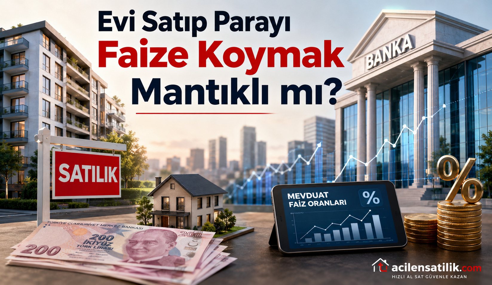 Evi Satıp Parayı Faize Koymak Mantıklı mı? Uzmanlar Artıları ve Riskleri Anlatıyor