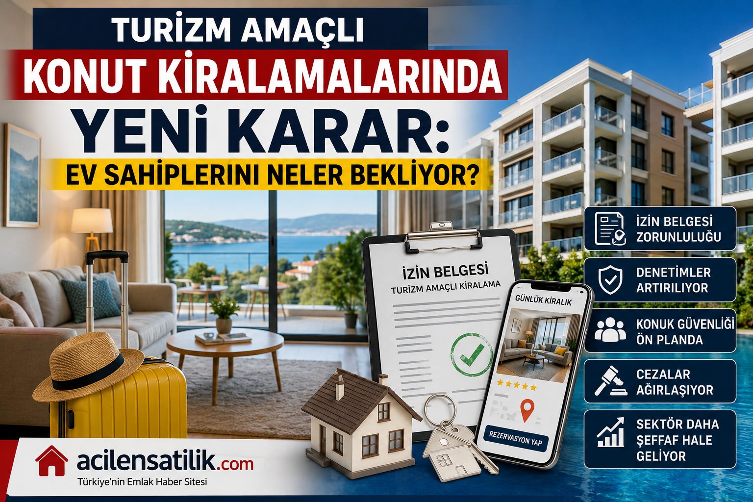 Günlük Kiralık Ev Sektöründe Yeni Düzenleme: Ev Sahiplerine Yeni Sorumluluklar!