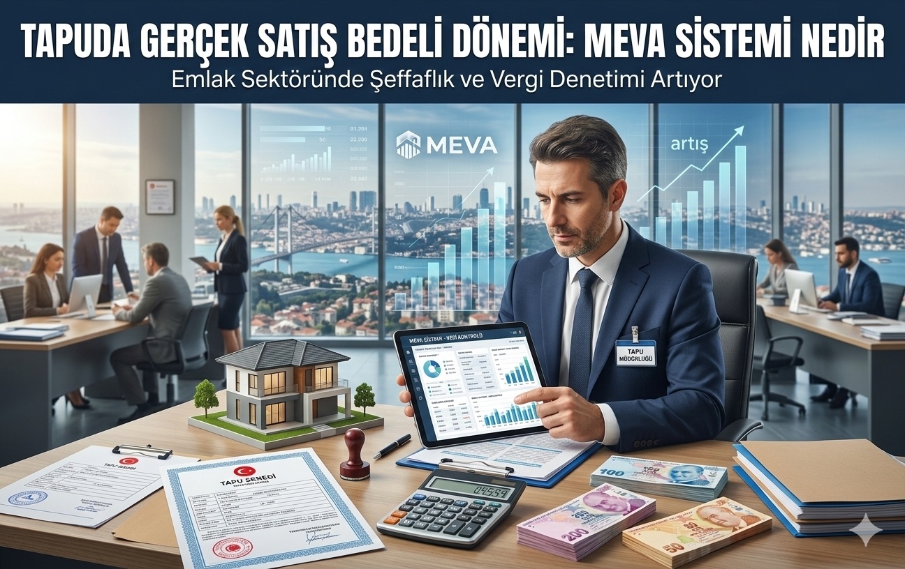 Gayrimenkulde yeni dönem MEVA sistemi tapuda düşük bedel satışını bitirecek mi
