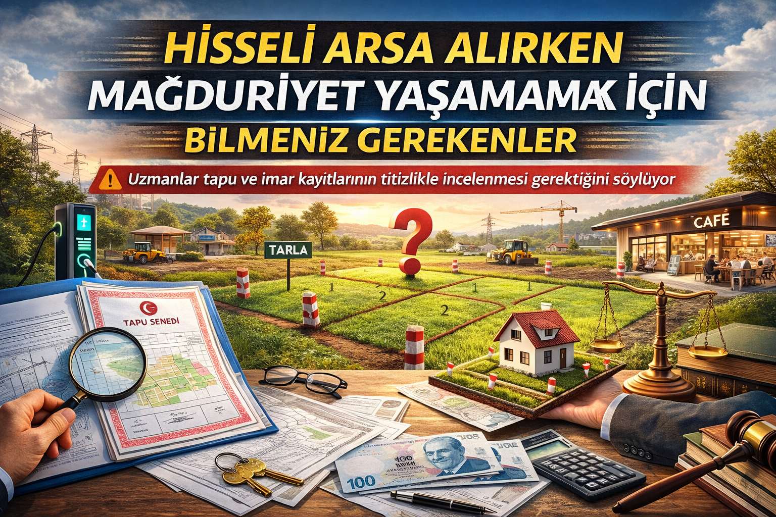 Hisseli Arsa Alırken Mağduriyet Yaşamamak İçin Bilmeniz Gerekenler