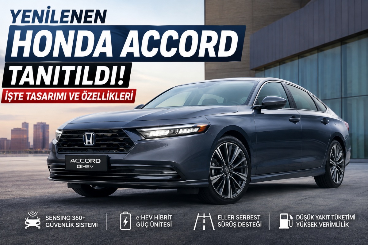 Honda Accord e:HEV Sensing 360+ Tanıtıldı! Eller Serbest Sürüş Desteğiyle Geliyor