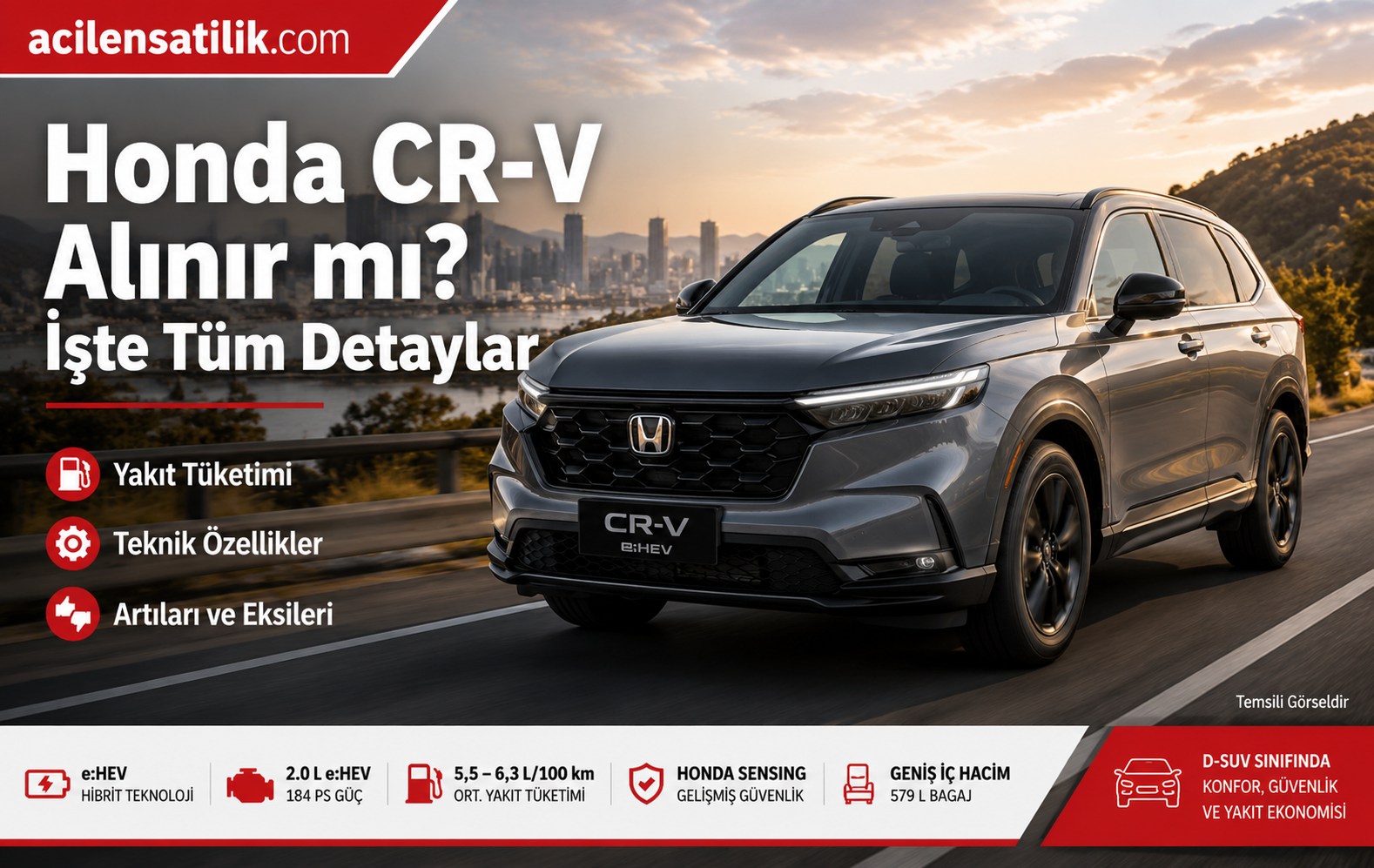 Honda CR-V e:HEV İncelemesi: Avantajları, Dezavantajları ve Güncel Fiyat Durumu