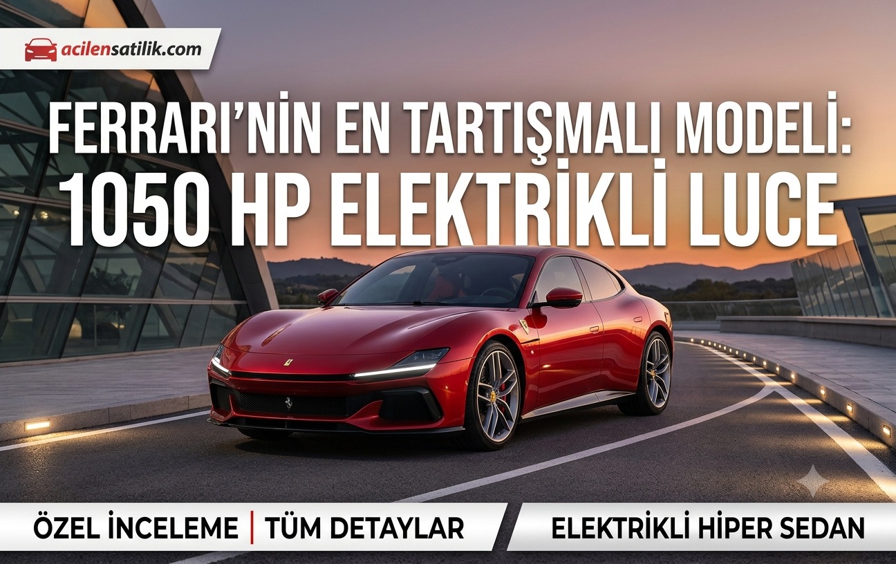 Jony Ive İmzalı İlk Elektrikli Ferrari: 0-100'ü 2.5 Saniye Olan Luce Neler Sunuyor?