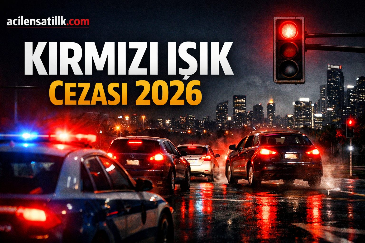 Kırmızı Işık İhlali Cezası 2026 Güncel Tutar ve Ceza Puanı
