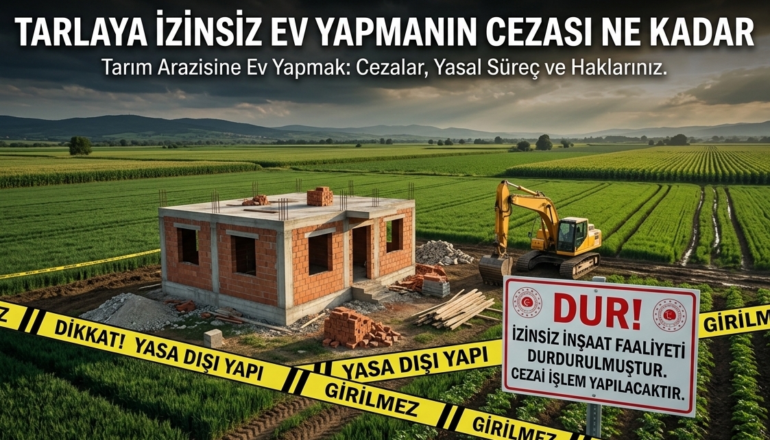 Kaçak Yapı Yapanlara Para Cezası ve Yıkım Kararı
