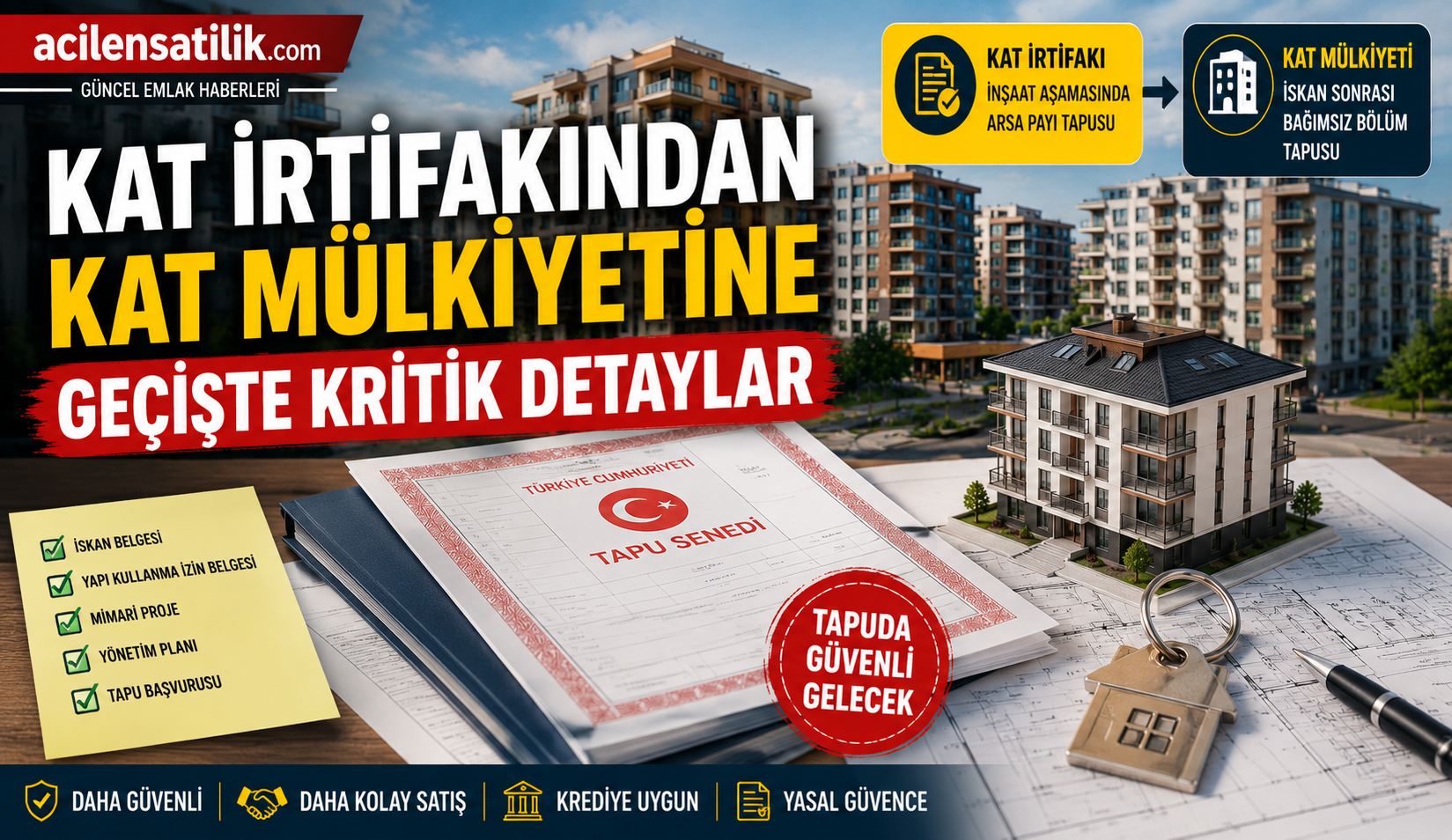 Kat İrtifakı ve Kat Mülkiyeti Arasındaki Fark Nedir?