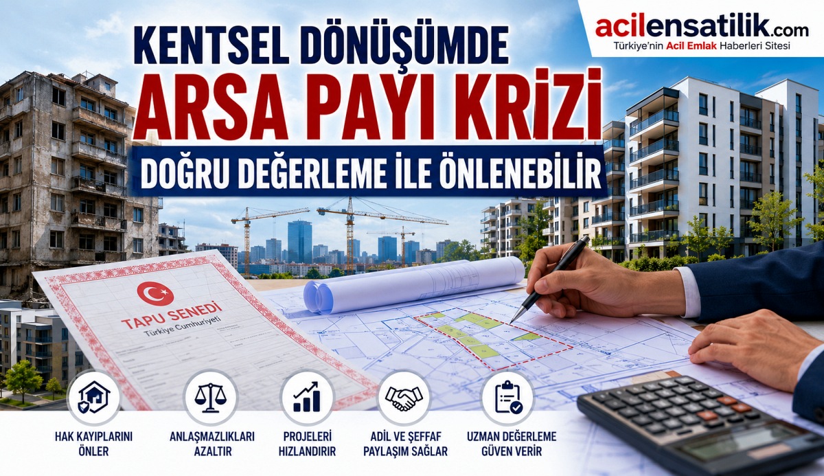 Kentsel Dönüşümde Adil Paylaşımın Anahtarı Doğru Arsa Payı Değerlemesi Oldu