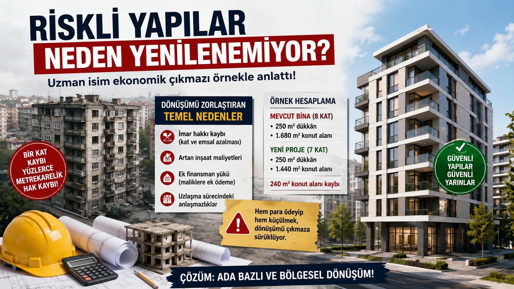 Kentsel Dönüşümde Büyük Çıkmaz: Ev Sahipleri Hem Para Ödüyor Hem Daha Küçük Eve Geçiyor