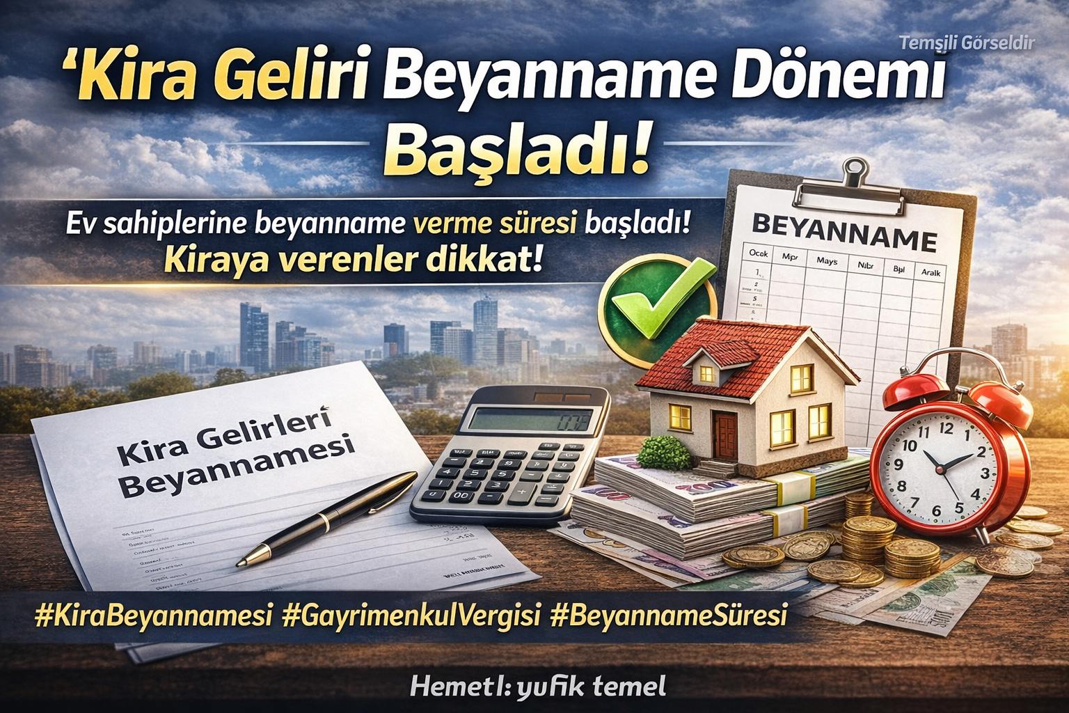 Kira Geliri Olan Ev Sahiplerine Kritik Uyarı Beyanname Süreci Başladı