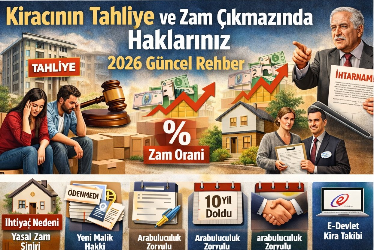 Kiracının Tahliye ve Zam Çıkmazında Haklarınız Nelerdir 2026 Güncel Rehber