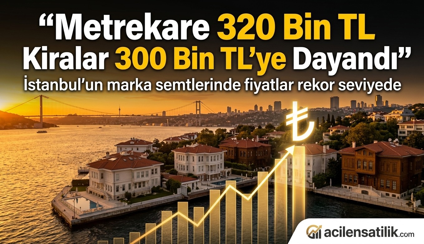 Lüks Konutta Yeni Dönem İstanbul’da Rekor Metrekare Fiyatları