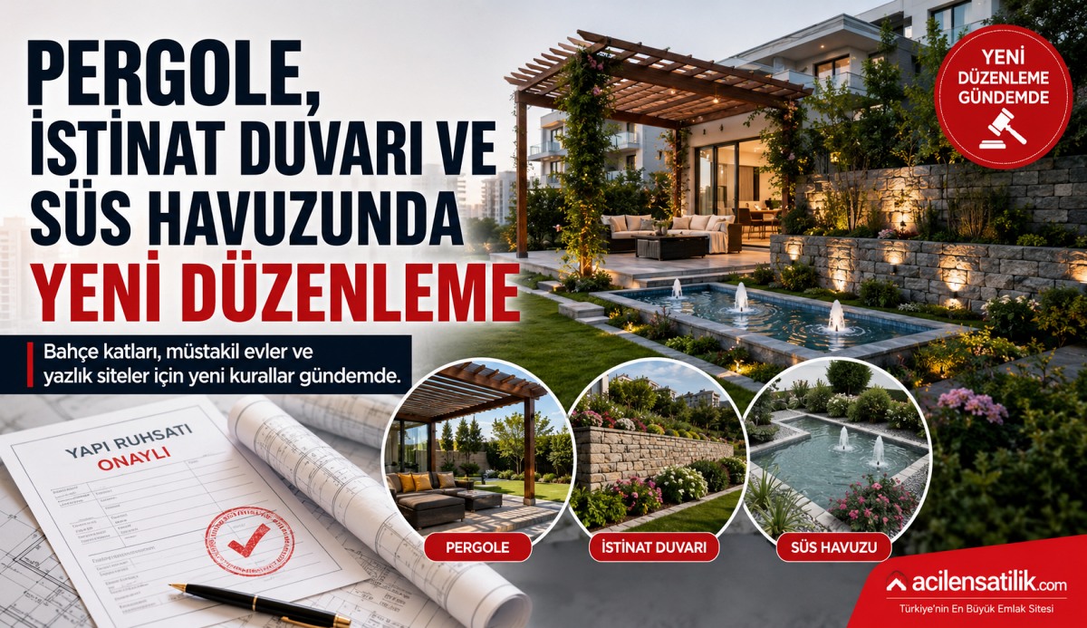 Müstakil Evlerden Yazlık Sitelere Kadar Herkesi İlgilendiriyor: Yeni İmar Düzenlemesi Yolda