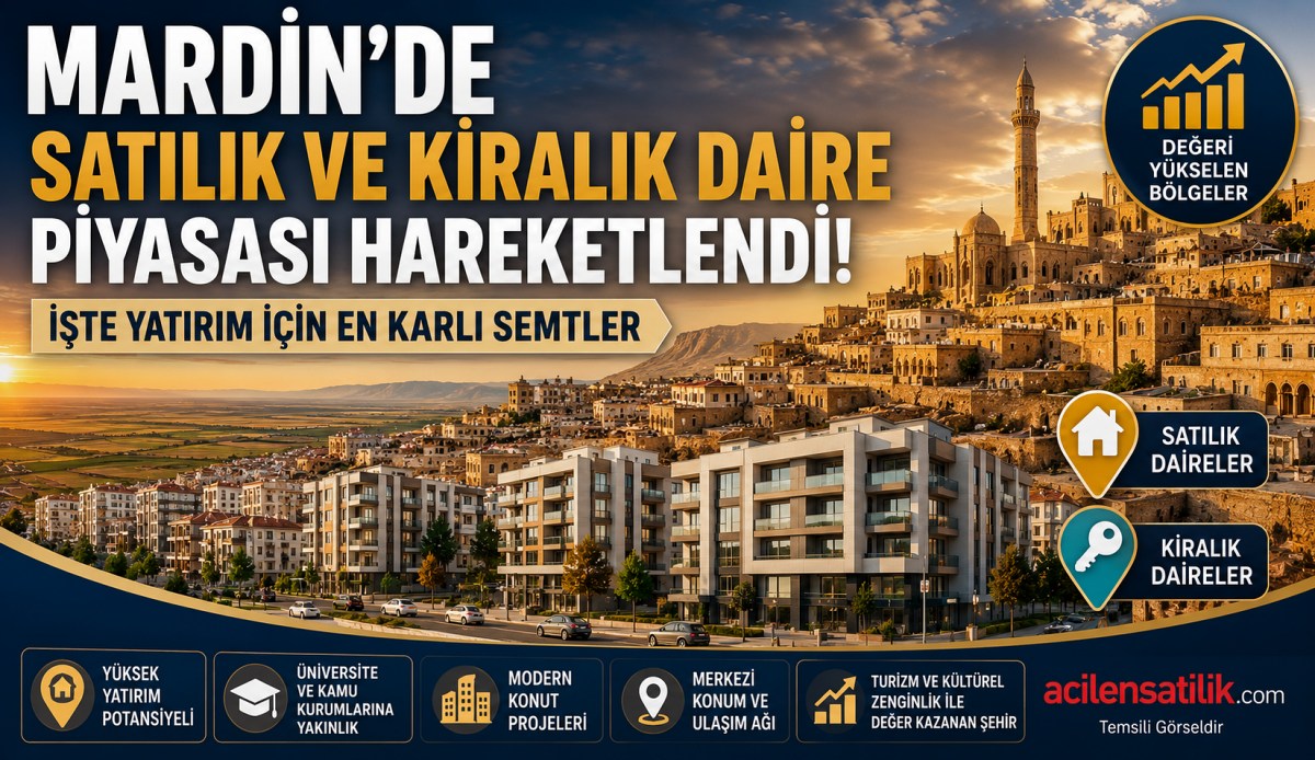 Mardin'de Konut Yatırımı Yapacaklara Büyük Rehber! Değeri Artan Bölgeler Açıklandı