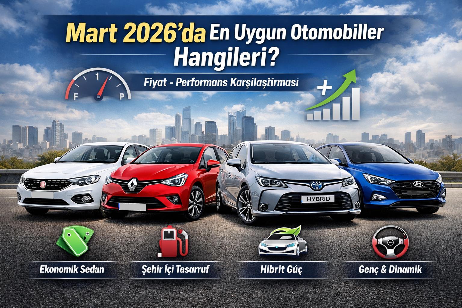 Mart 2026 Piyasa Şartlarına Göre Alınabilecek En Uygun Otomobiller Hangileri
