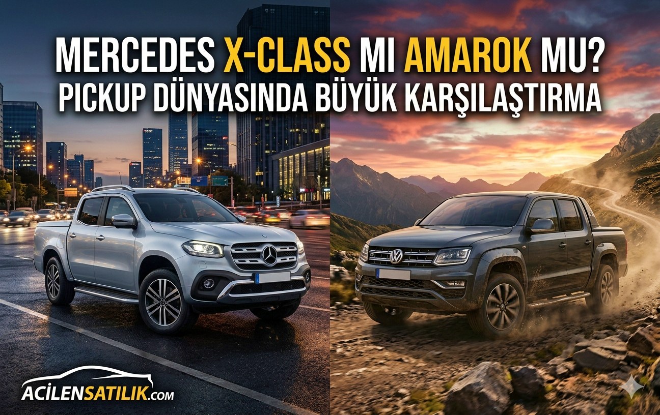 Mercedes X-Class mı Amarok mu? Pickup Dünyasında Büyük Karşılaştırma