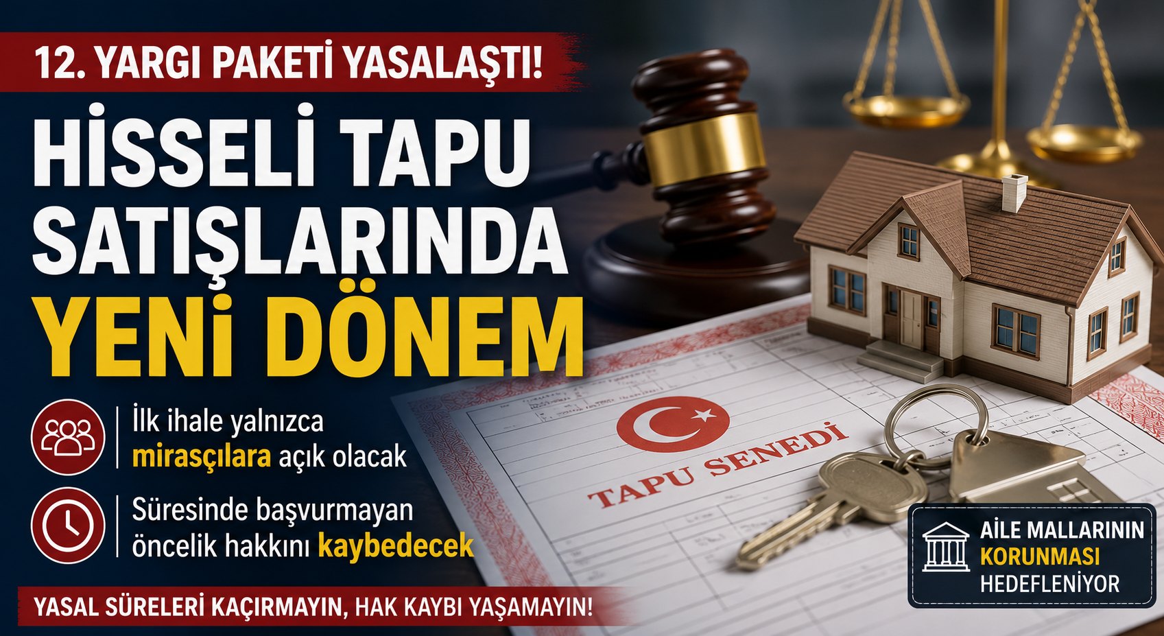 Ortaklığın Giderilmesi Davalarında Yeni Sistem: Mirasçılara Öncelikli Satın Alma Hakkı