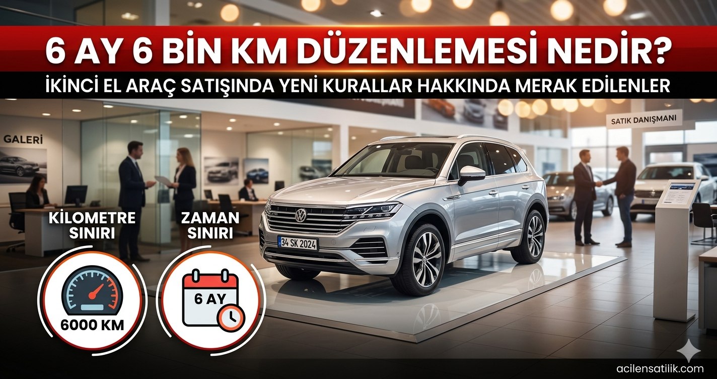 Otomobil Piyasasında Kritik Kural 6 Ay 6 Bin KM Ne Getirdi!