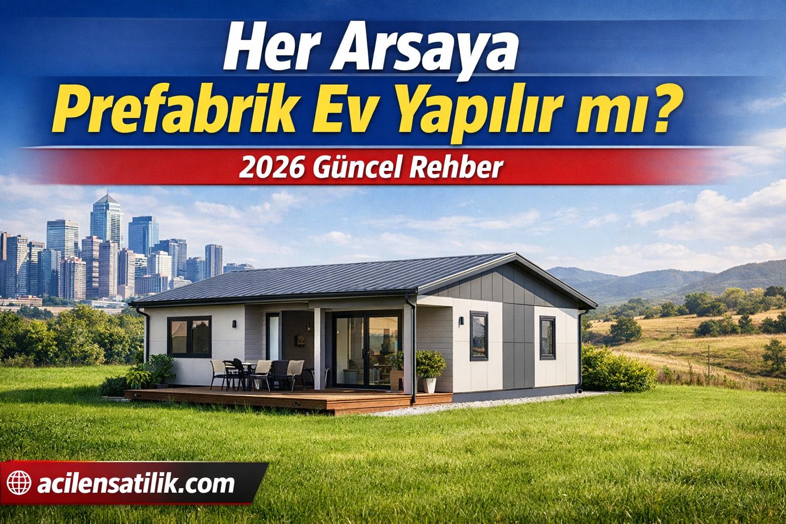 Prefabrik Ev Yaptıracaklar Dikkat Büyük Hata Yapmayın!