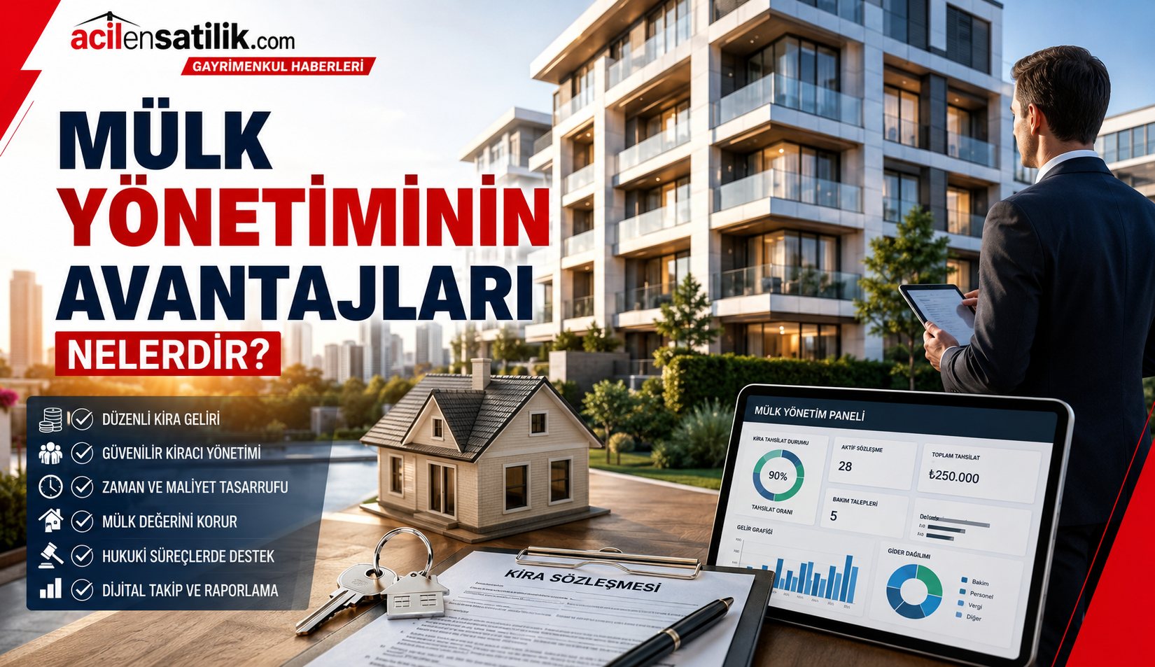 Profesyonel Mülk Yönetimi Kiralık Gayrimenkulde Kazancı Artırıyor