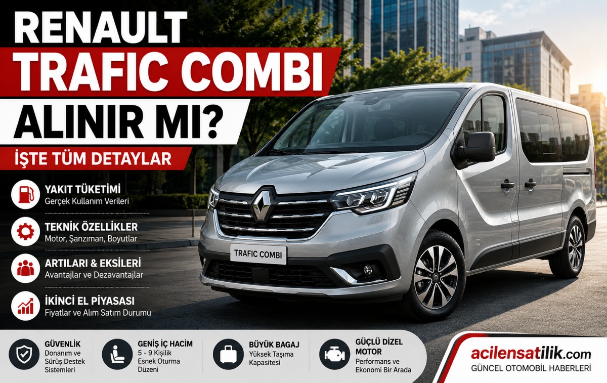Renault Trafic Combi Satın Almadan Önce Mutlaka Okuyun! İşte Kapsamlı İnceleme