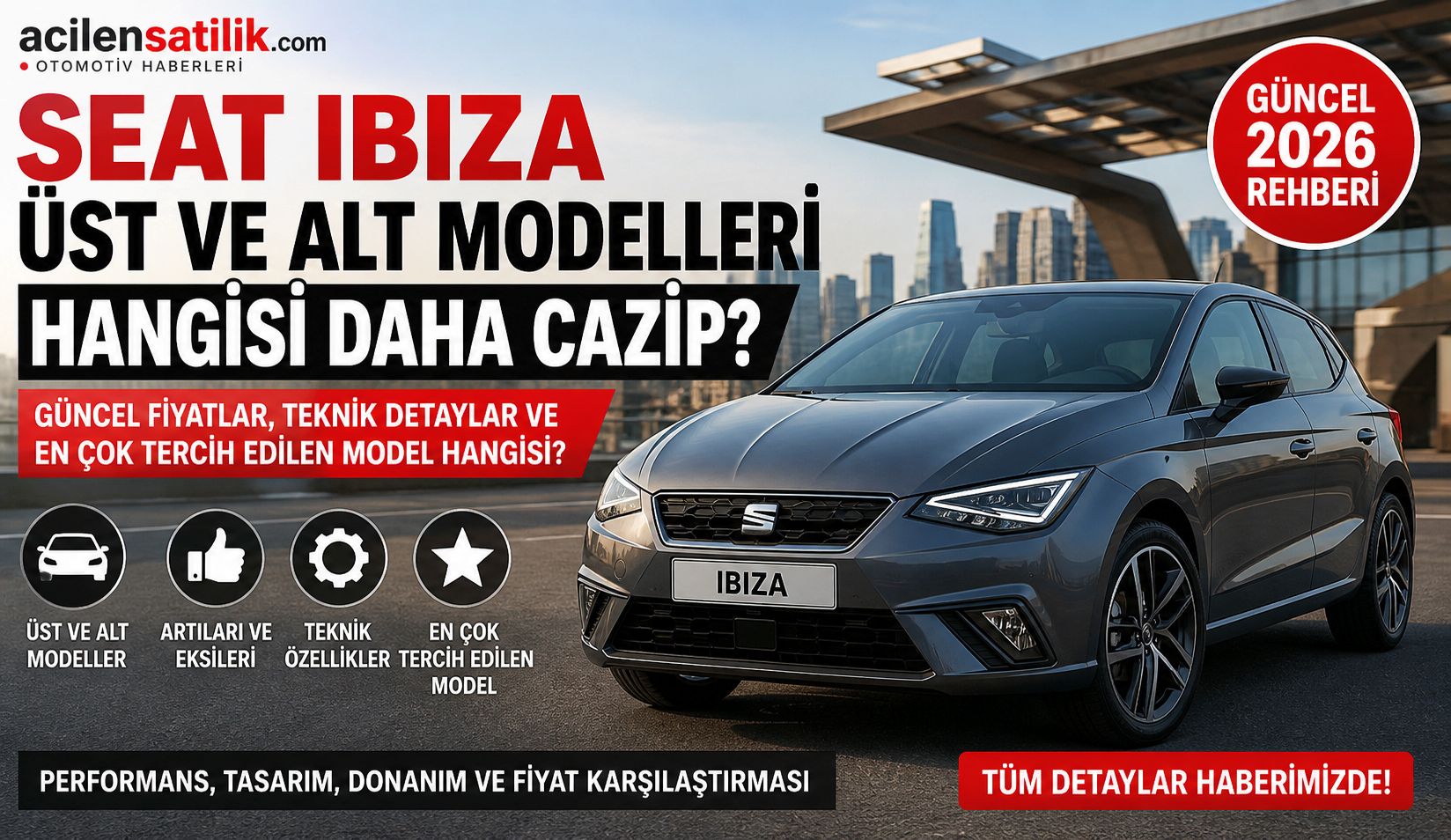 SEAT Ibiza Rehberi: En Cazip Versiyon Hangisi? Fiyat ve Donanım Analizi