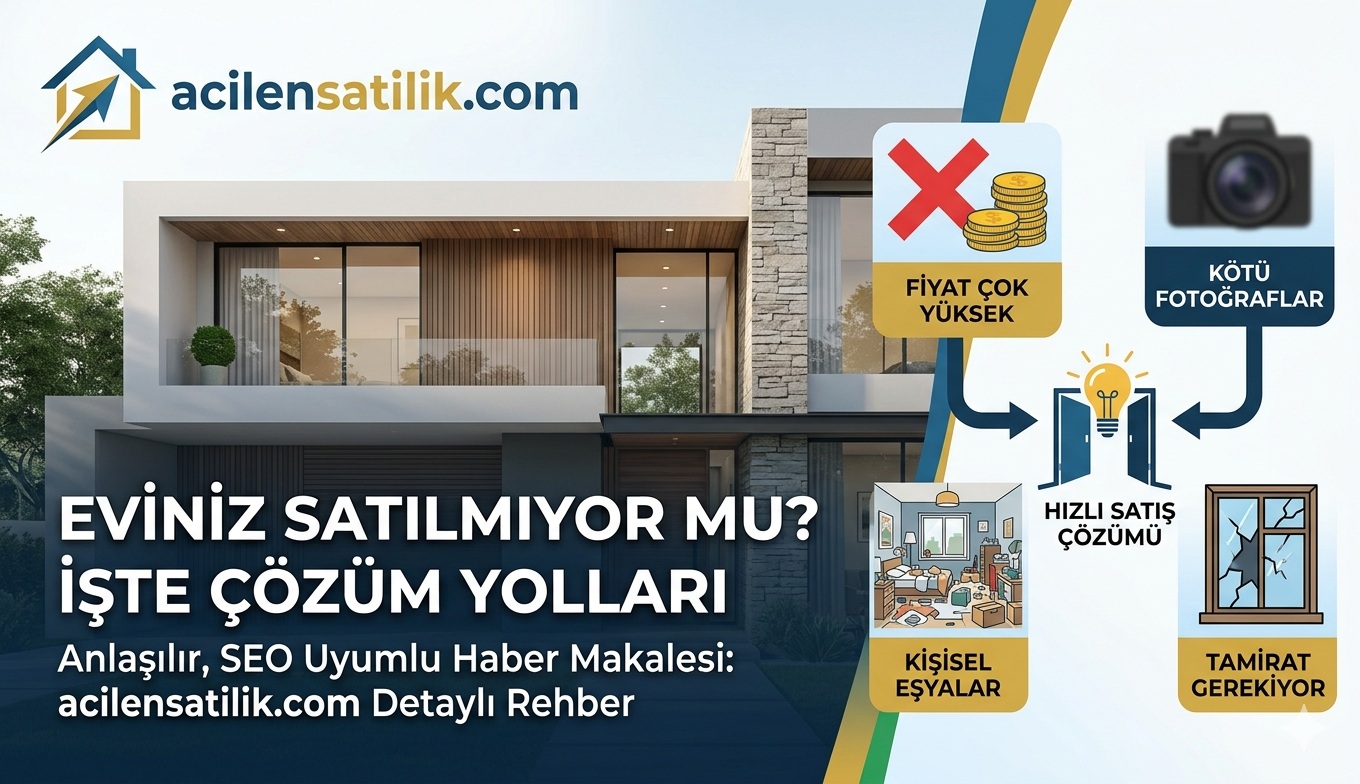 Satılmayan Evler İçin Acil Eylem Planı: Gayrimenkulünüzü Nasıl Hızlı Satarsınız?