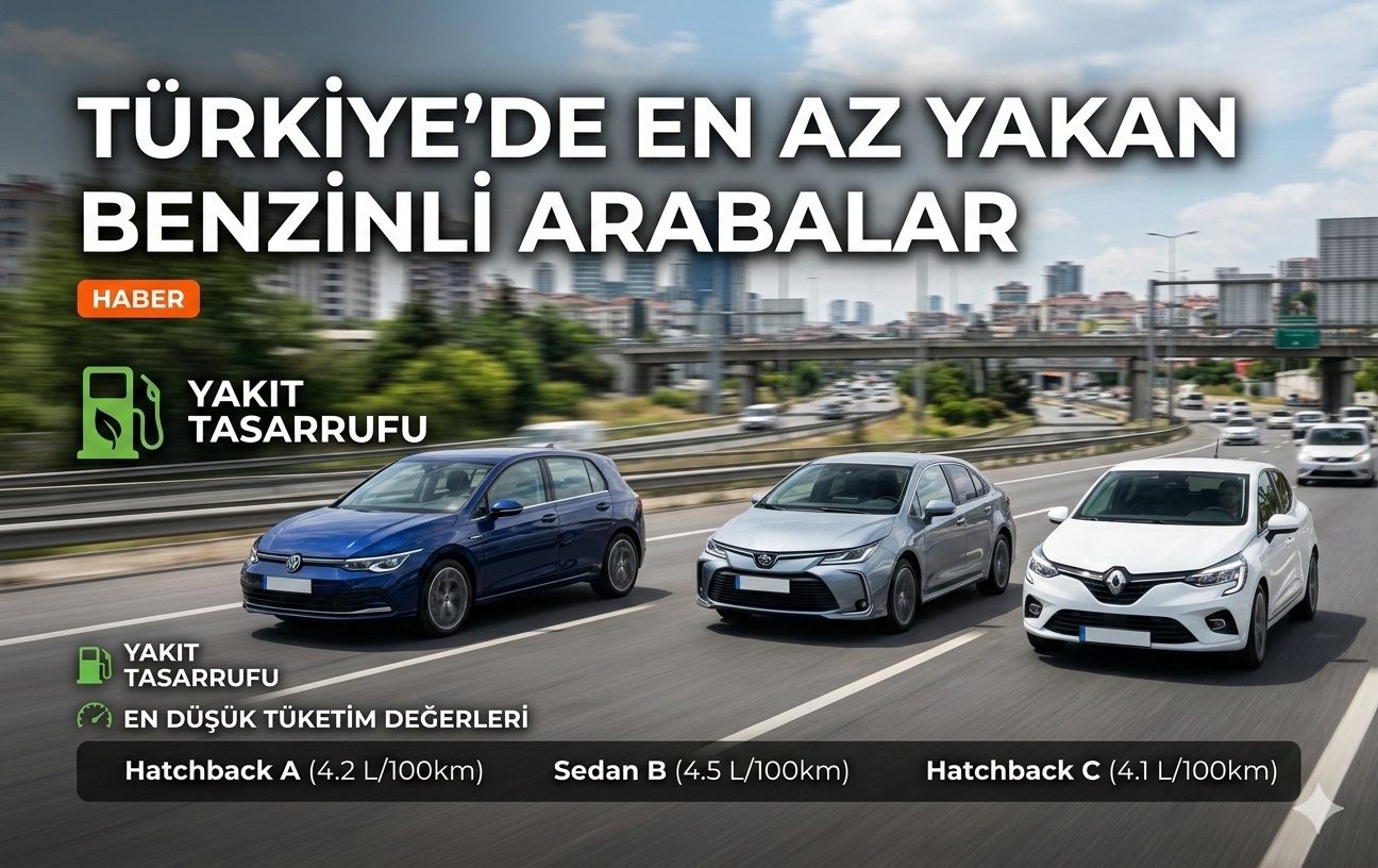 Türkiye’de En Az Yakan Benzinli Arabalar Listesi