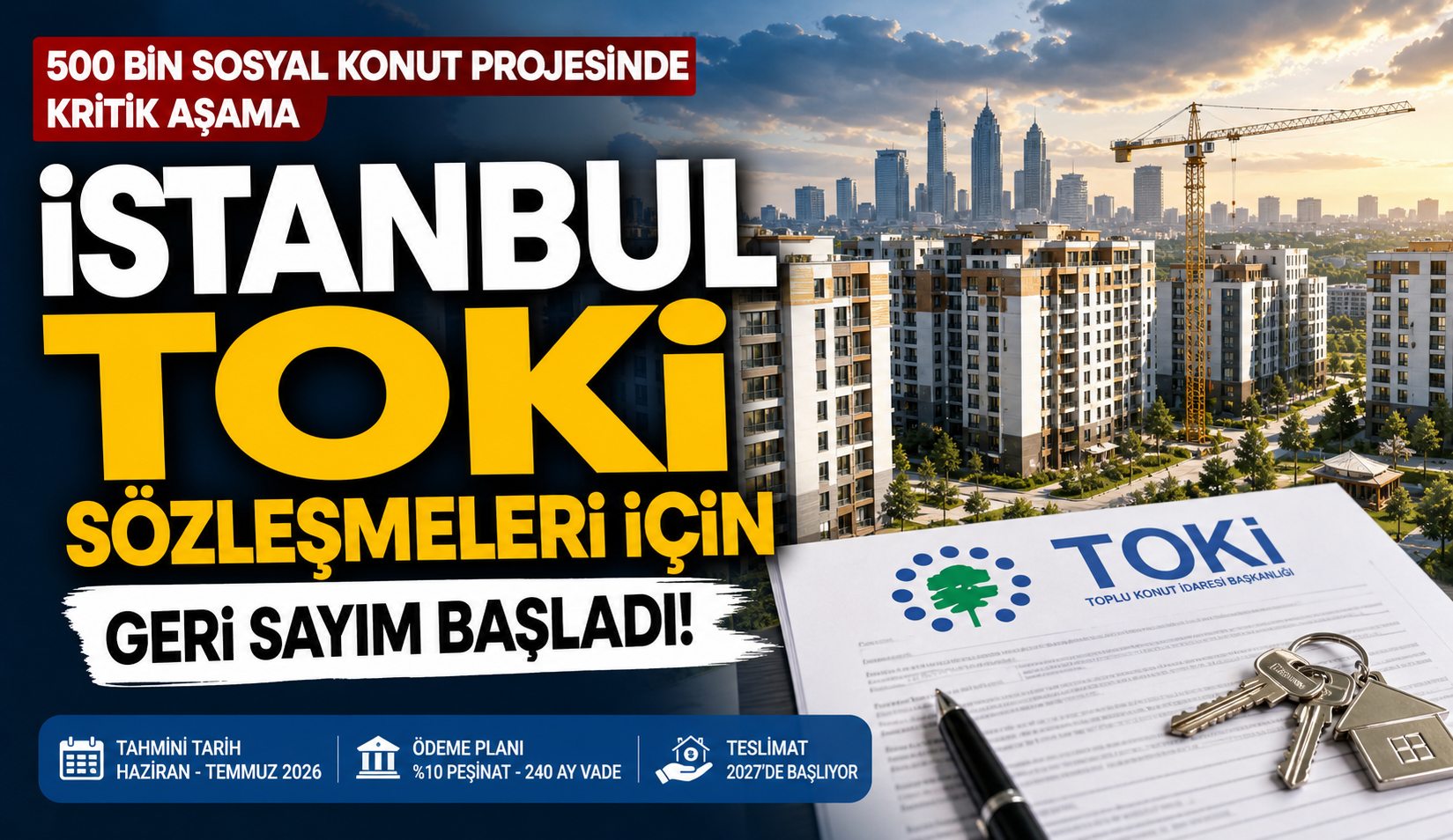 TOKİ hak sahipleri dikkat sözleşme imzalama sürecinde son gelişmeler