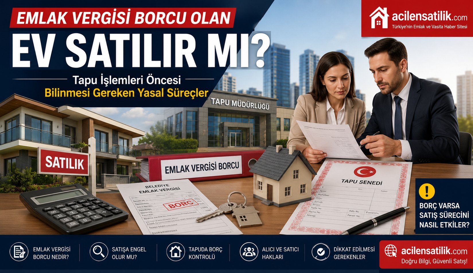 Tapu Devri Öncesi Emlak Vergisi Borcu Nasıl Etkiler? Ev Sahipleri Dikkat!