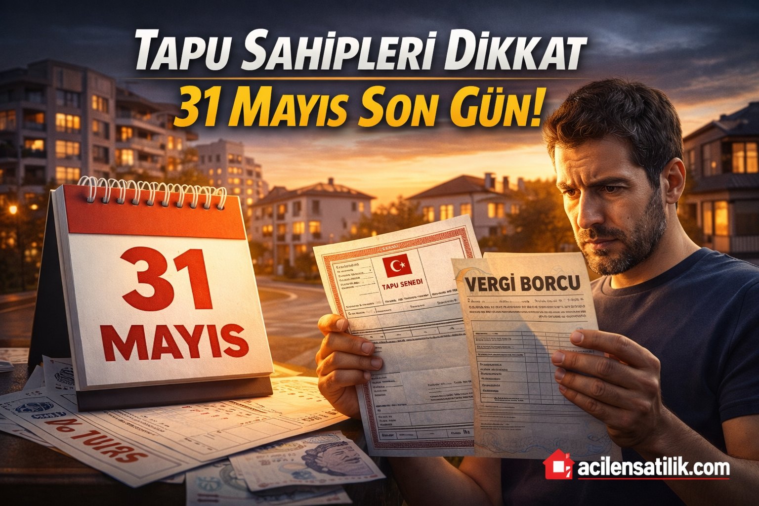 Tapu Sahiplerine Kritik Uyarı 31 Mayıs Tarihini Kaçırmayın