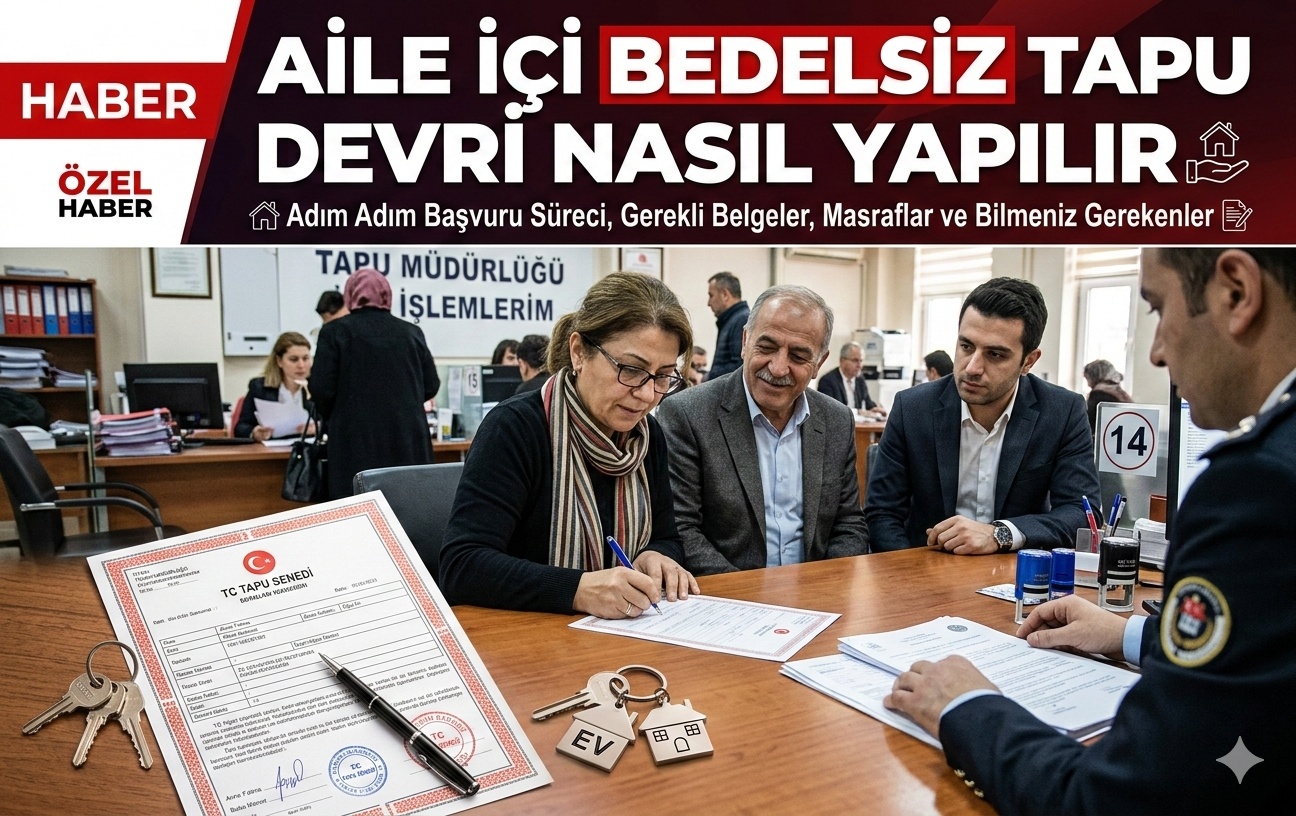 Tapuda Aile İçi Bedelsiz Devir Rehberi Kimler Yapabilir Hangi Belgeler Gerekli