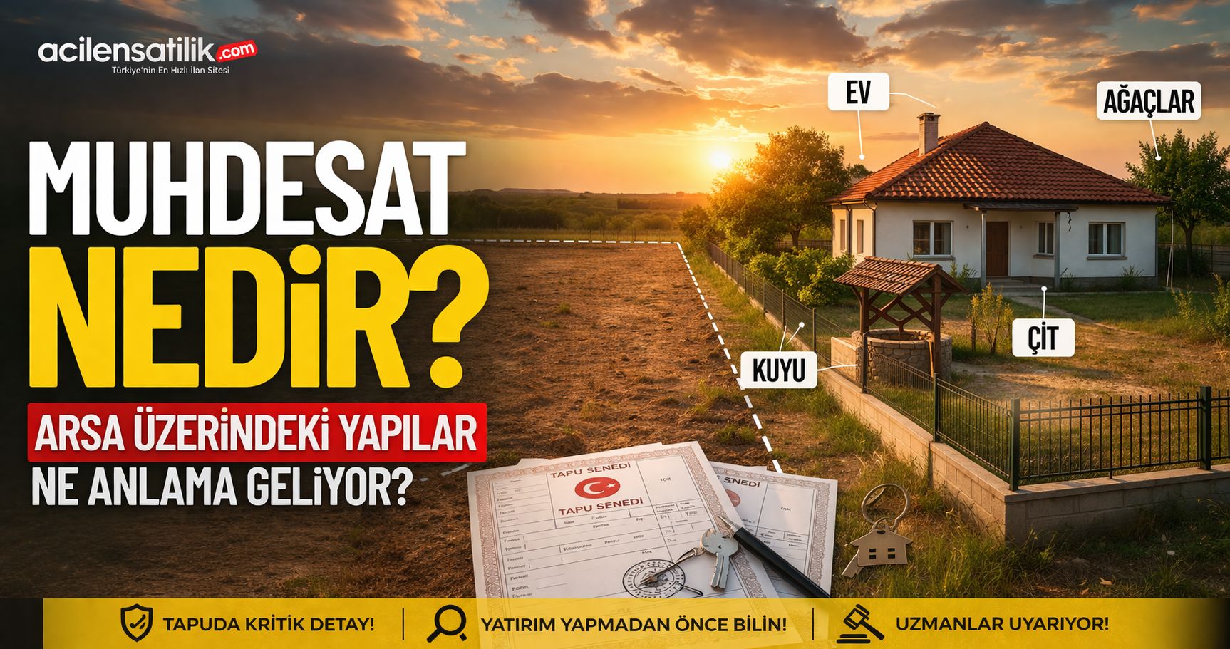 Tapuda Büyük Risk: Muhdesatlı Taşınmaz Neye İşaret Ediyor?