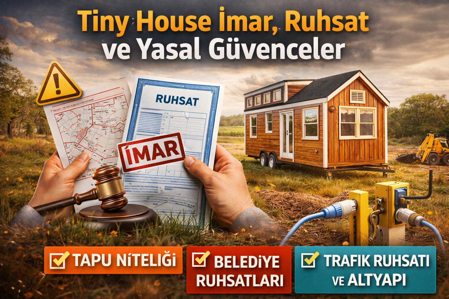 Tiny House Sahibi Olmadan Önce Bilmeniz Gereken İmar ve Ruhsat Gerçekleri