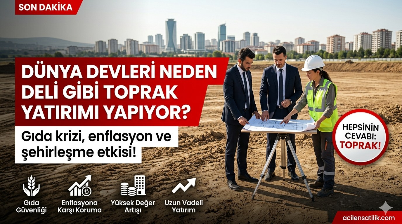 Toprak Altından Değerli Hale Geldi: Yatırımcılar Neden Arsa Alıyor?