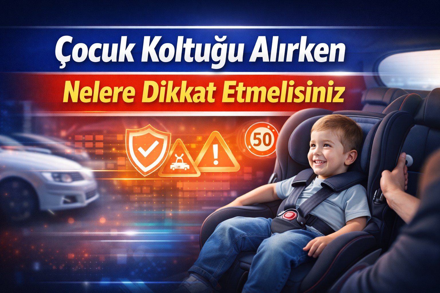 Trafikte Çocuk Güvenliğinin Anahtarı Doğru Oto Koltuğu Seçimi