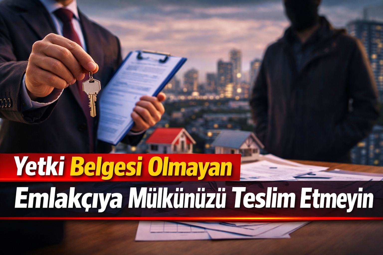 Uzmanlardan uyarı yetki belgesi olmayan emlakçıya güvenmeyin!