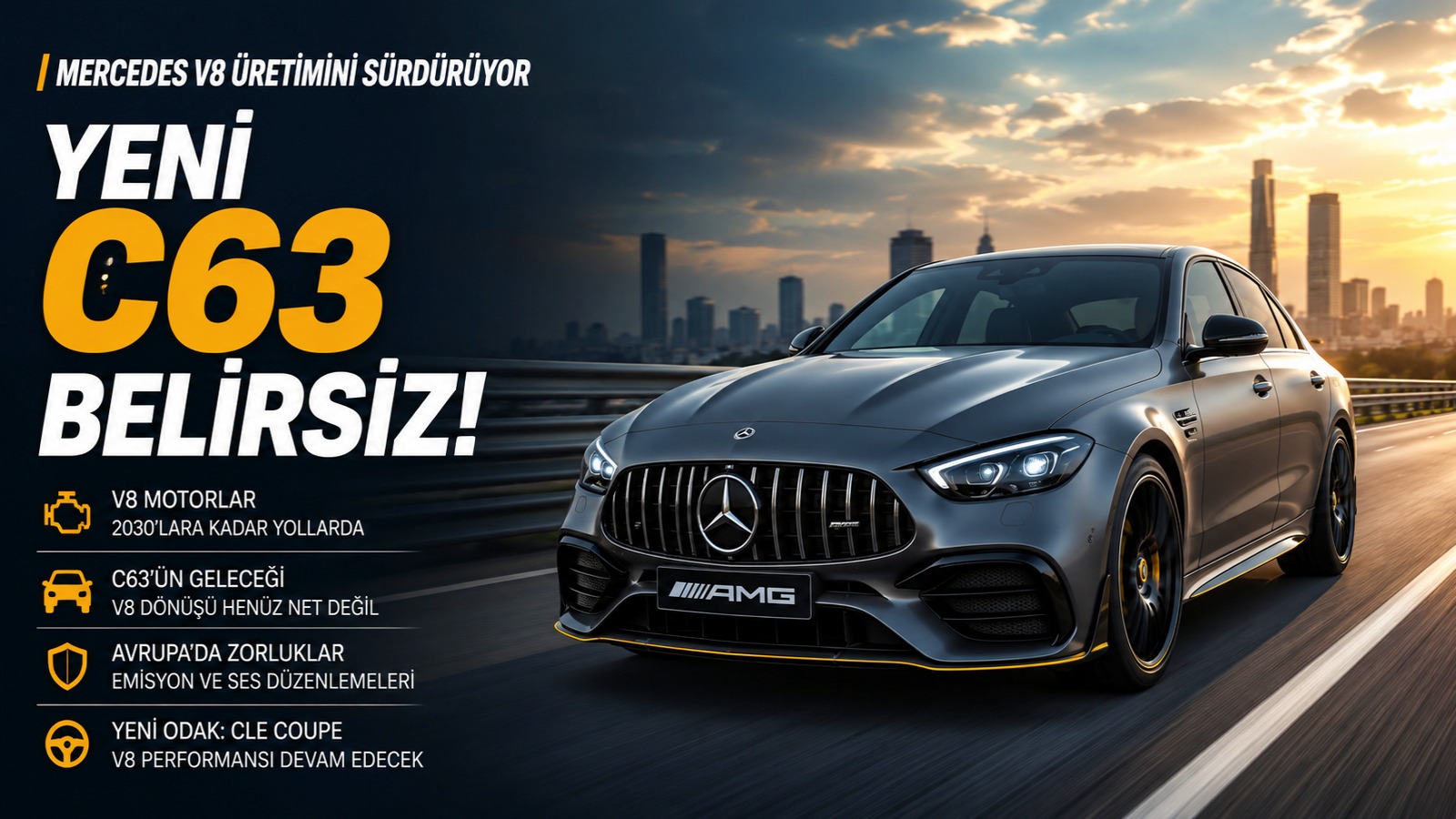 V8 Tutkunlarına Müjde: Mercedes 2030’larda da V8 Üretmeye Devam Edecek