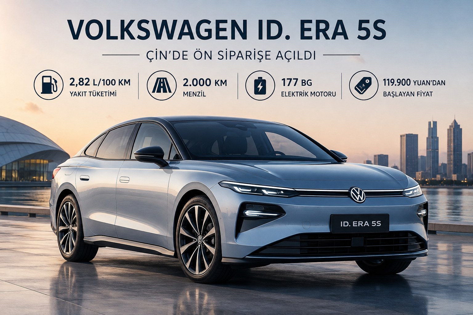 Volkswagen ID. Era 5S Tanıtıldı: Dev Menzil, Düşük Yakıt Tüketimi ve Yapay Zekâlı Kokpit