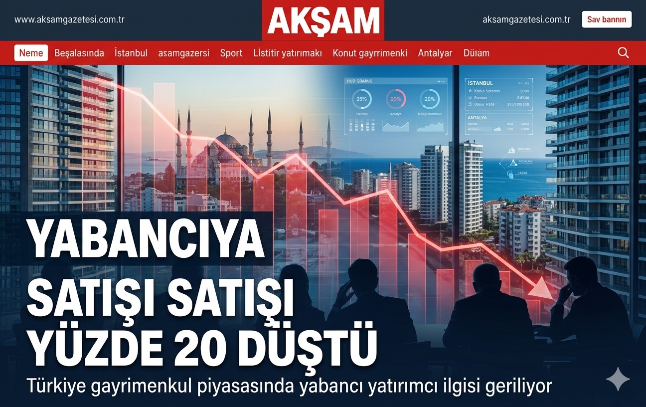 Yabancı Yatırımcı Türkiye Konut Pazarından Uzaklaşıyor Satışlar Geriledi
